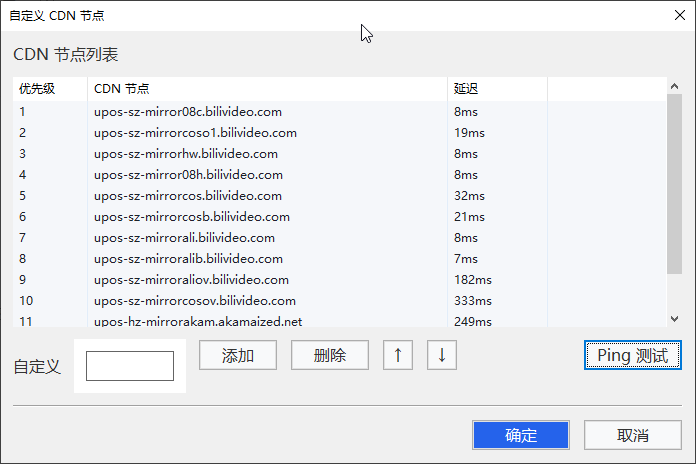自定义 CDN 节点